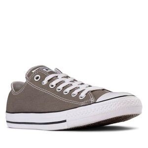 Converse Dark Gray Low-Top Canvas Sneakers Sz 7